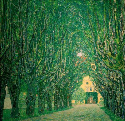 Avenue in the Park of Castle Kammer by Gustav Klimt